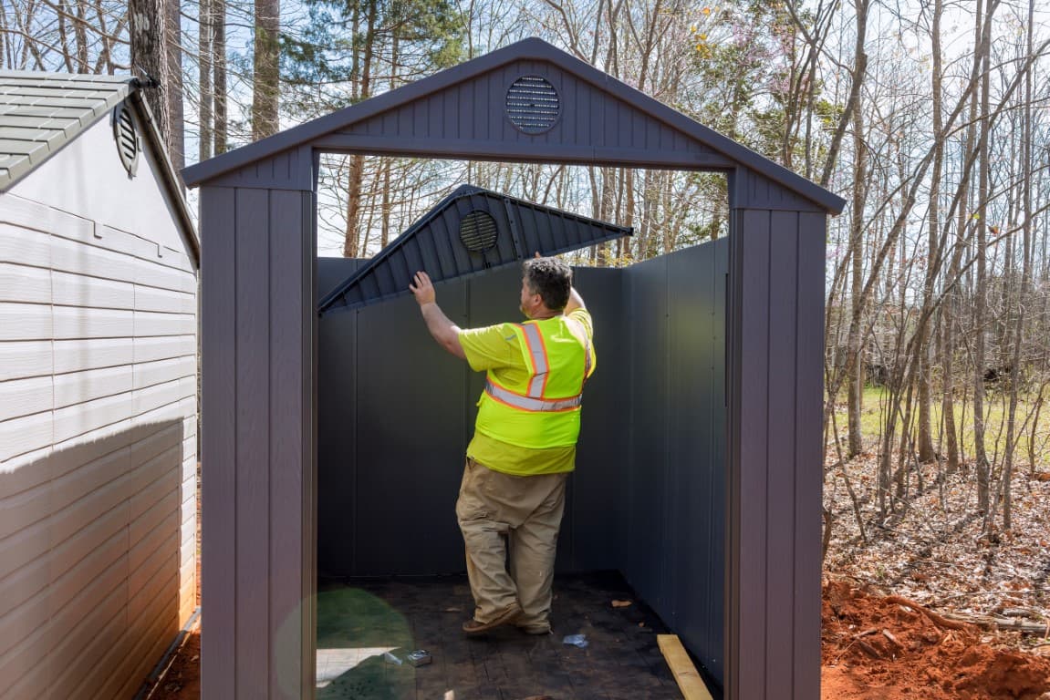 Professional shed assembly